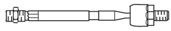 Articulação axial, barra de acoplamento 2106