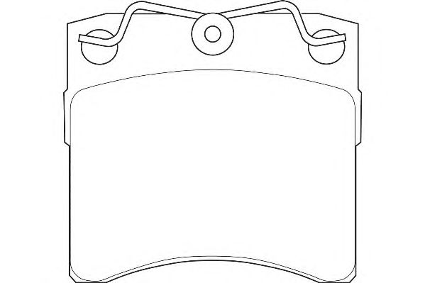 Комплект тормозных колодок, дисковый тормоз WBP20652B