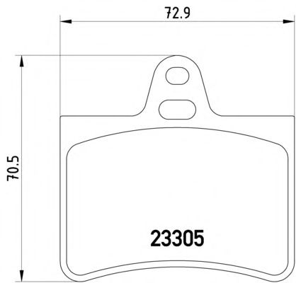 Комплект тормозных колодок, дисковый тормоз 8DB 355 019-441