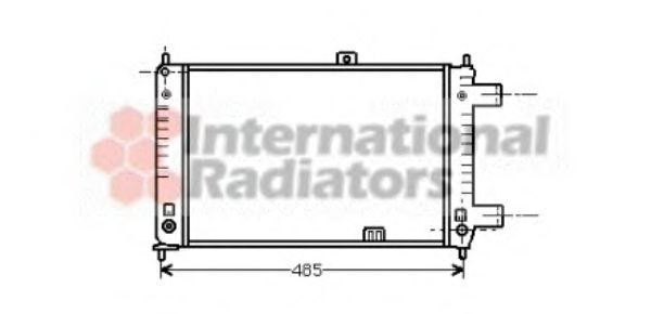 Radiator, engine cooling 37002047