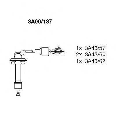 Ignition Cable Kit 3A00/137