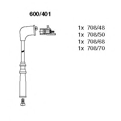 Ignition Cable Kit 600/401