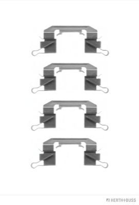 Комплектующие, колодки дискового тормоза J3661024