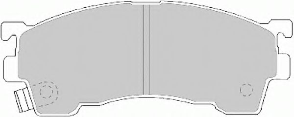 Комплект тормозных колодок, дисковый тормоз FDB984