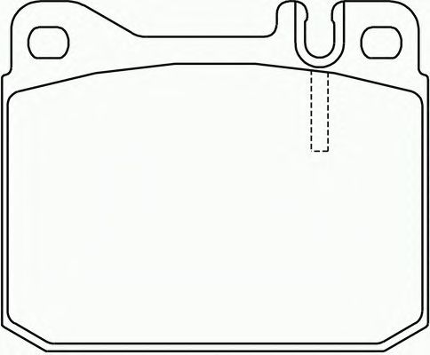 Комплект тормозных колодок, дисковый тормоз P 50 002