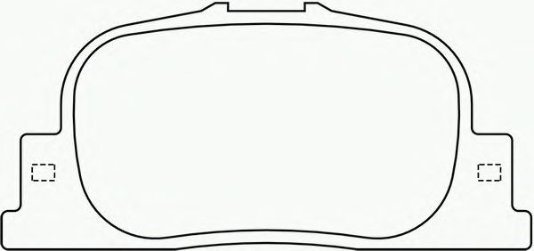 Комплект тормозных колодок, дисковый тормоз P 83 063