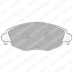 Brake Pad Set, disc brake LP1533