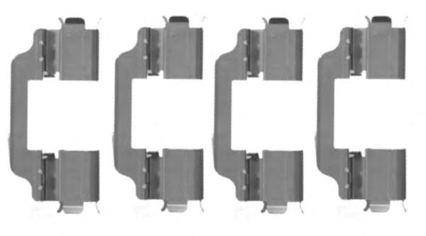 Accessory Kit, disc brake pads 8DZ 355 203-641