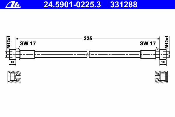 Koppelingsslang 24.5901-0225.3