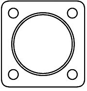 Gasket, exhaust pipe 83 11 1393