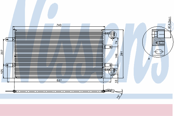 Condensador, ar condicionado 94678