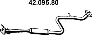 Средний глушитель выхлопных газов 42.095.80