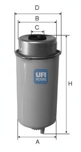Fuel filter 24.455.00