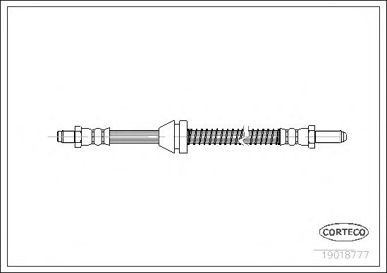 Tubo flexible de frenos 19018777