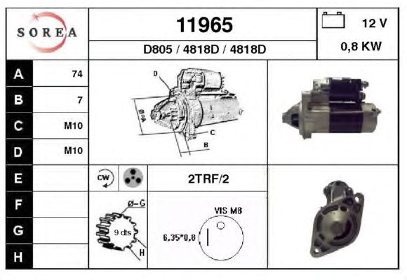 Starmotor 11965