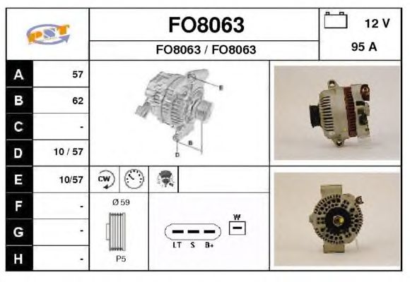 Alternator FO8063