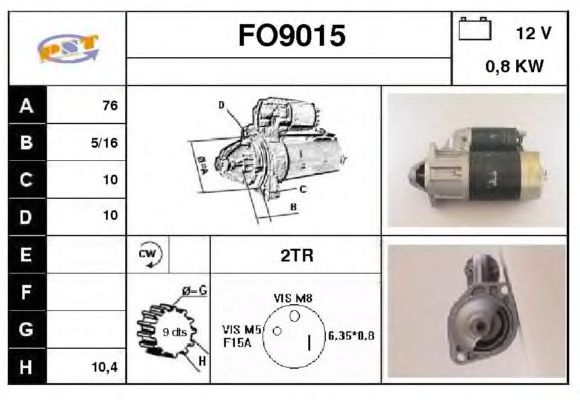 Startmotor FO9015