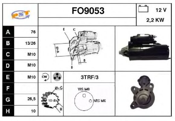 Startmotor FO9053