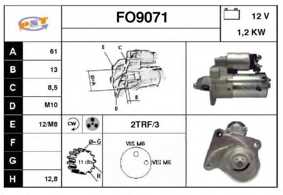 Startmotor FO9071
