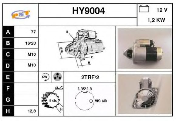 Startmotor HY9004