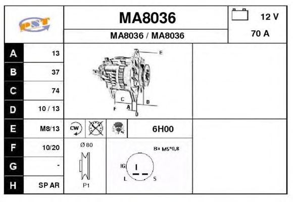 Generator MA8036
