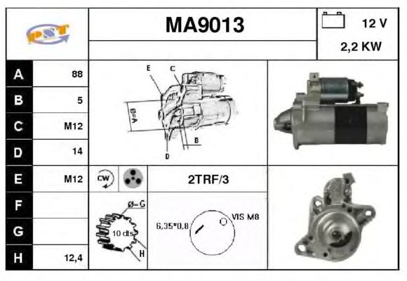 Startmotor MA9013