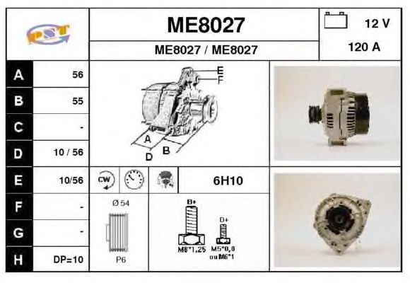 Alternator ME8027