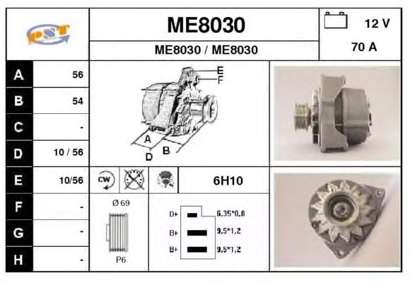 Alternator ME8030