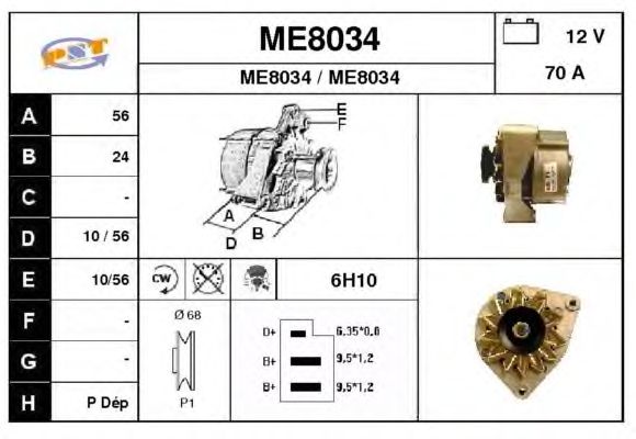 Alternatör ME8034