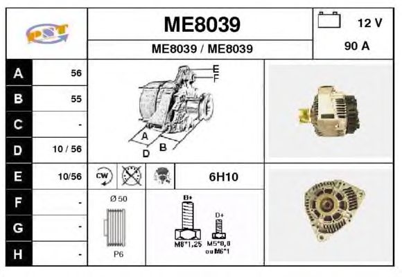 Alternatör ME8039