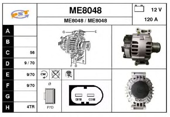 Alternator ME8048