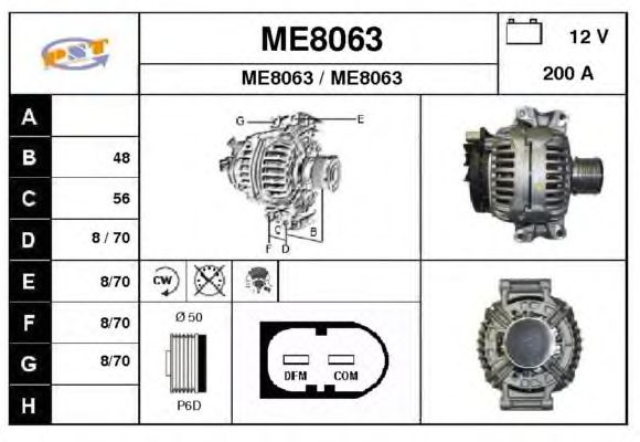 Alternatör ME8063