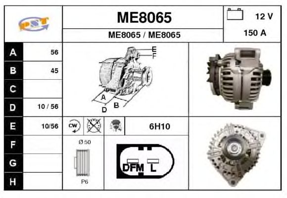 Alternatör ME8065