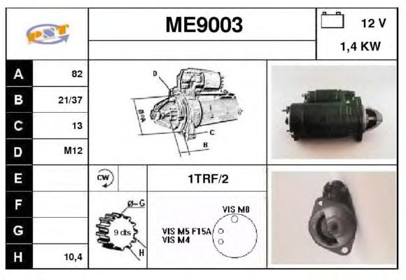 Startmotor ME9003