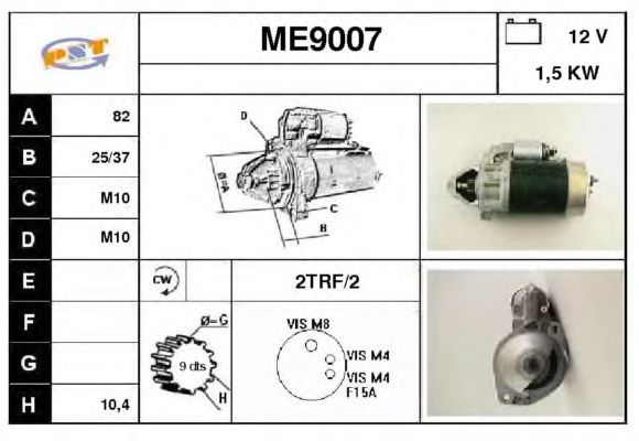Startmotor ME9007