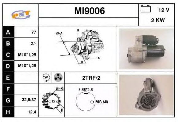 Startmotor MI9006