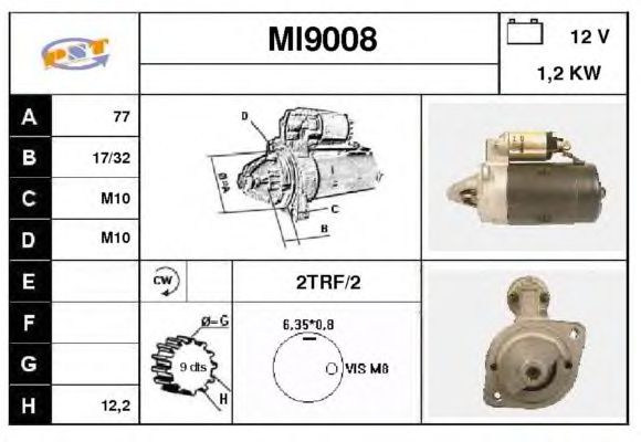Mars motoru MI9008