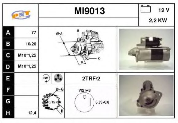 Startmotor MI9013