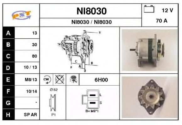 Dynamo / Alternator NI8030