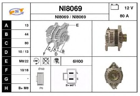 Alternator NI8069