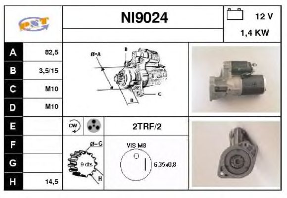 Startmotor NI9024