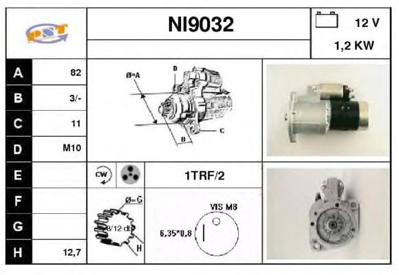 Startmotor NI9032