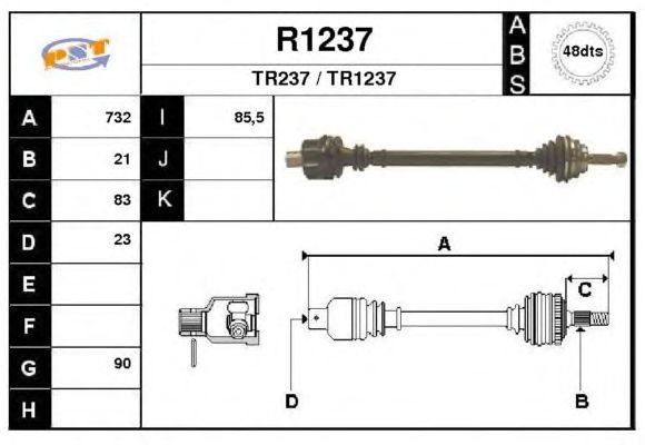 Árbol de transmisión R1237