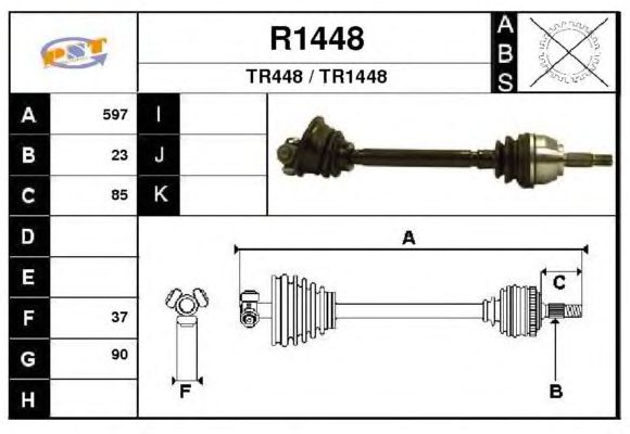 Árbol de transmisión R1448