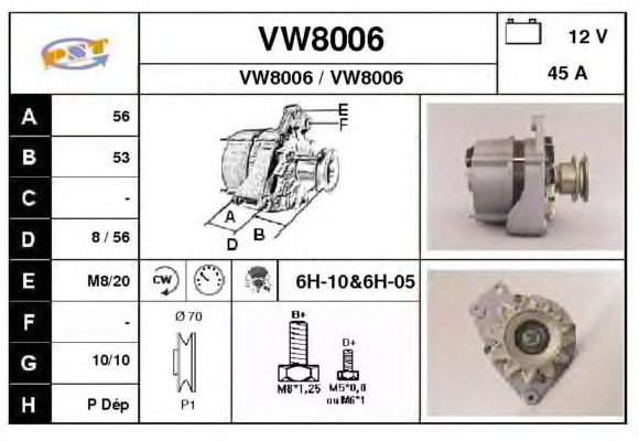 Generator VW8006