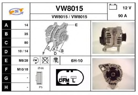 Γεννήτρια VW8015