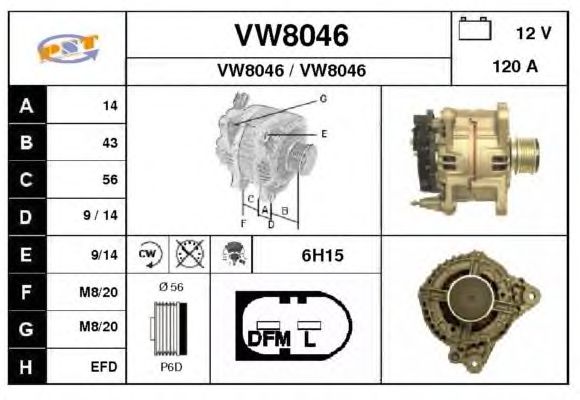 Γεννήτρια VW8046
