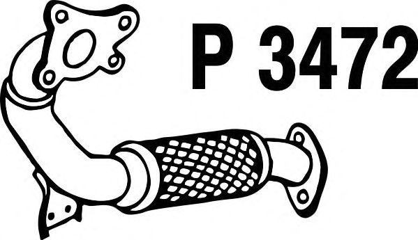 Eksosrør P3472