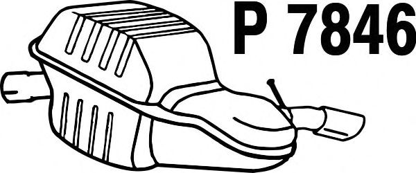Silenciador posterior P7846