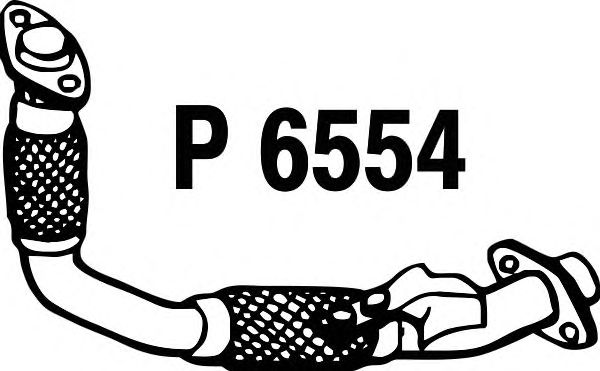 Udstødningsrør P6554
